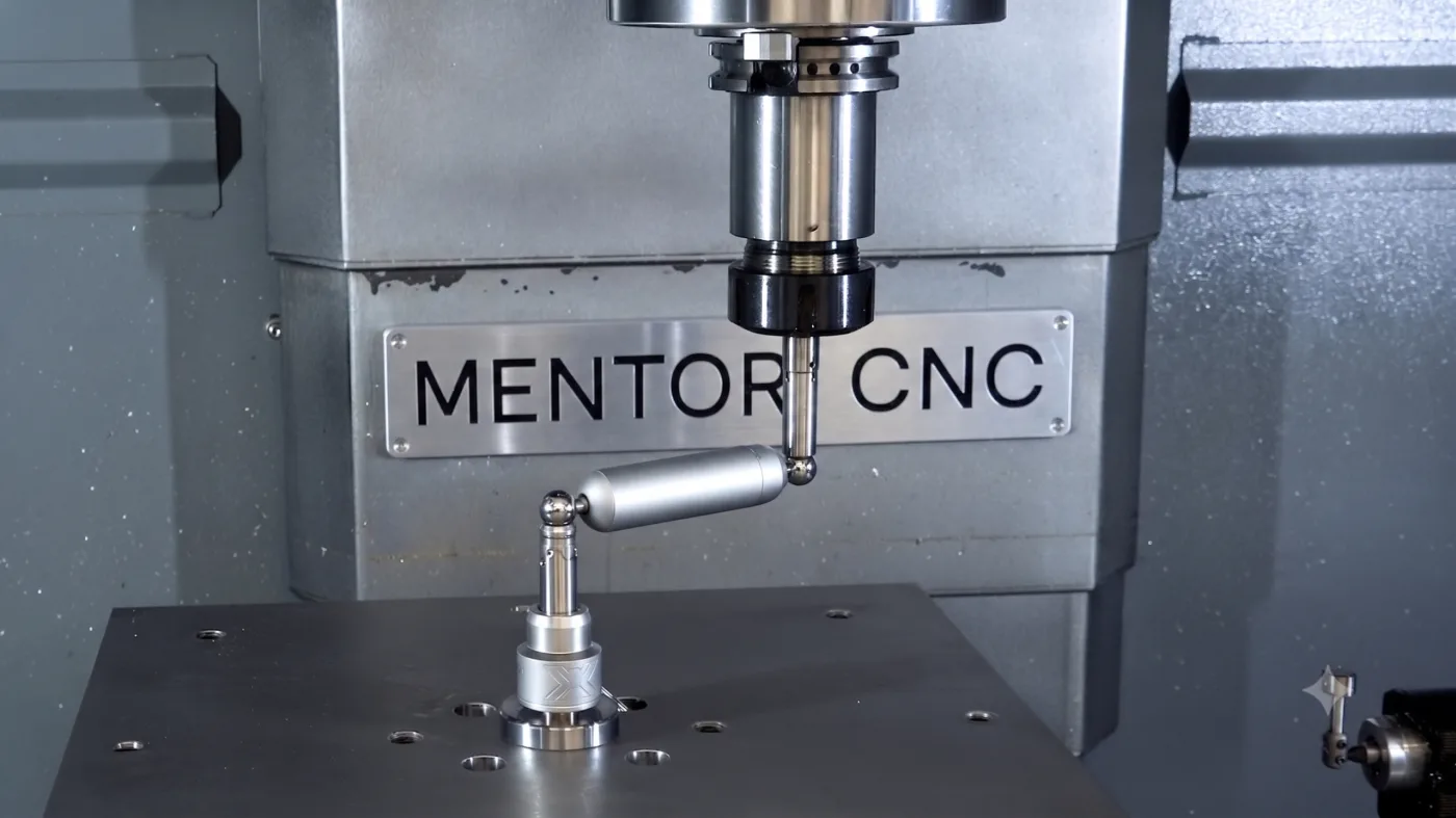 Ballbar test on a CNC vertical machining center Mentor CNC