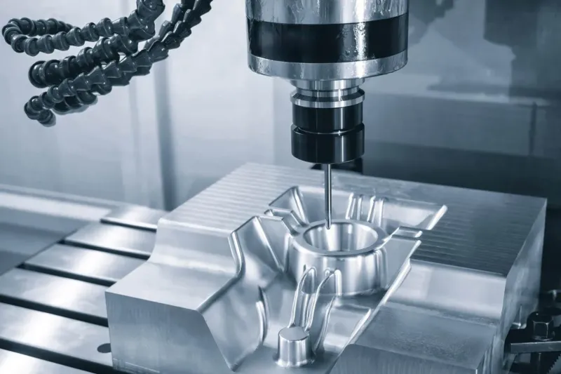 CNC freze tezgahında talaş kaldırma