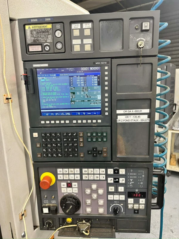 DMG Mori CNC machine MSX-501 III control panel