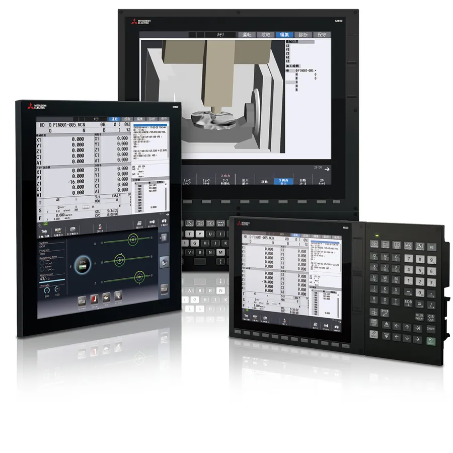Mitsubishi CNC control unit panel