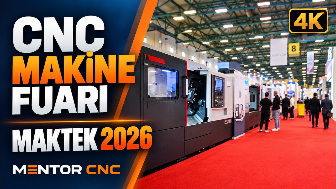 MAKTEK Avrasya 2026 CNC makine fuarı turu videosu